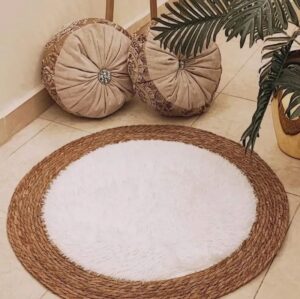 فرشینه حصیری خز دار