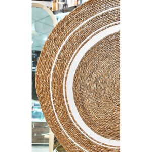 فرشینه حصیری دو رنگ